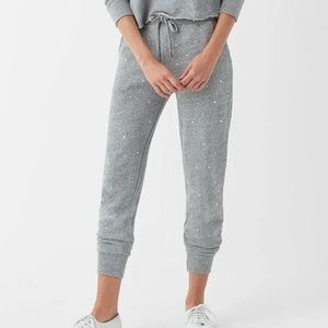 NWT - Splendid Marathon Sweatpants, gray and bedazzled